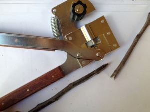 Grafting notch with tool